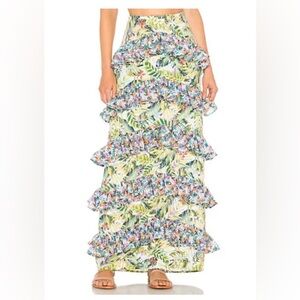 ALL THINGS MOCHI Sara Skirt in Green Green size XS